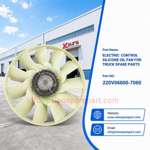 ELECTRIC CONTROL SILICONE OIL FAN FOR TRUCK SPARE PARTS